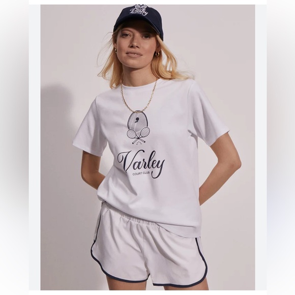 NWT Varley By Anthropologie Coventry Tee Tshirt - Picture 1 of 6